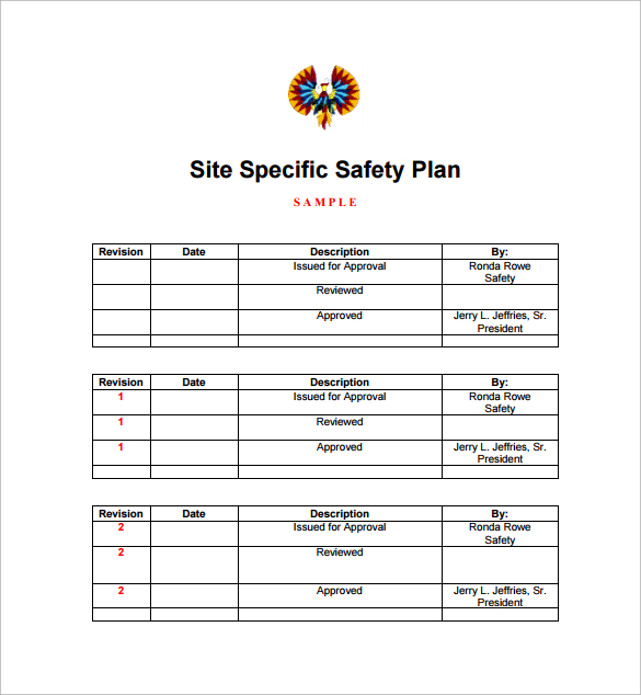 Worksite Safety Plan Template