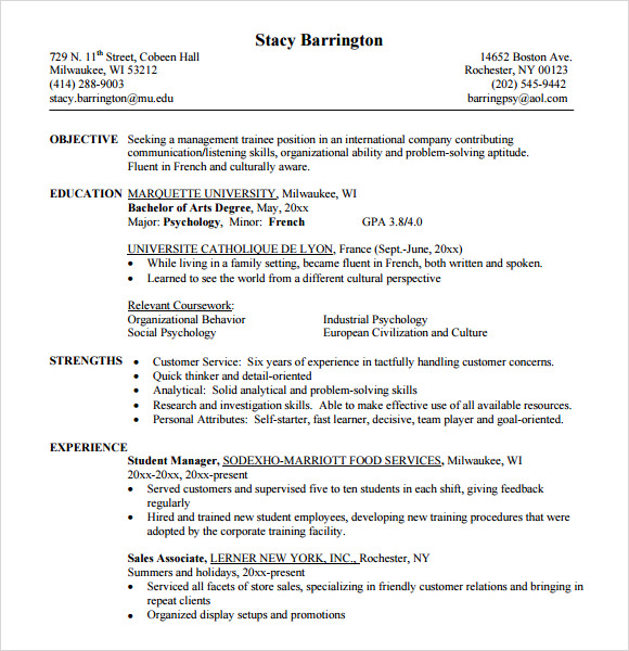 customer service resume sample pdf