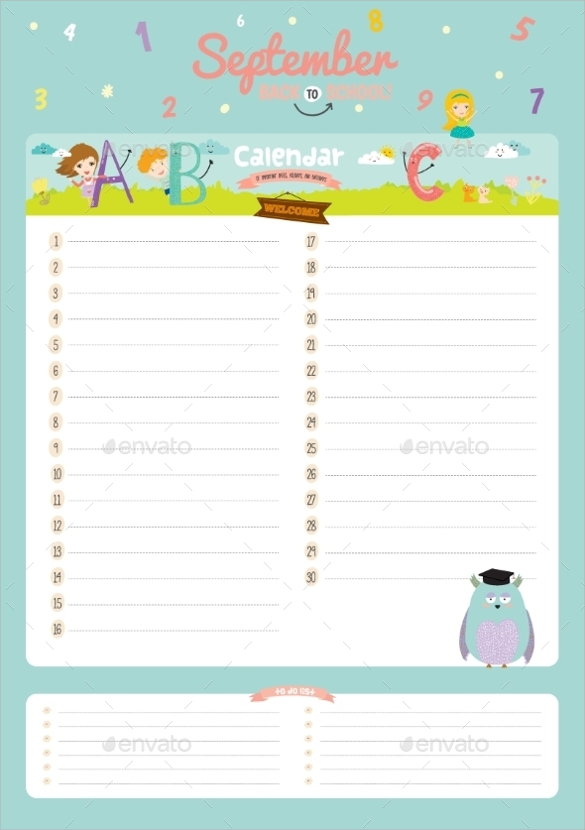8 Birthday Calendar Templates Free Samples , Examples & Format