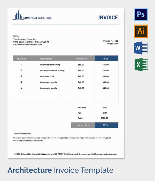 38+ Invoice Templates - Free Sample, Example, Format