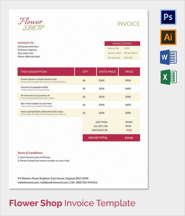 38-invoice-templates-free-sample-example-format