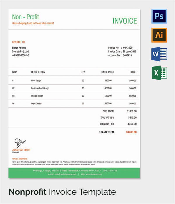 38+ Invoice Templates Free Sample, Example, Format