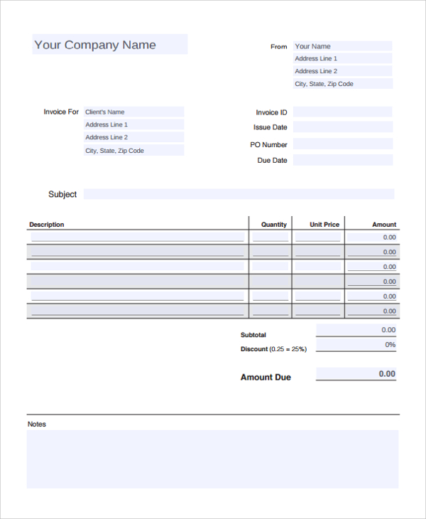 blank invoice template1