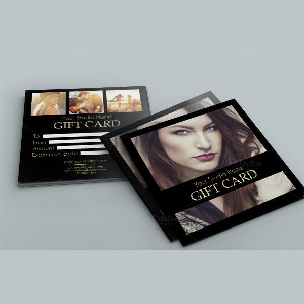 elegant gift card template