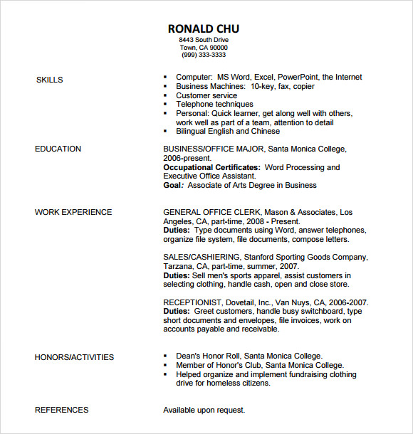 10 Accounting Resume Templates - Free Samples , Examples & Format | Sample Templates