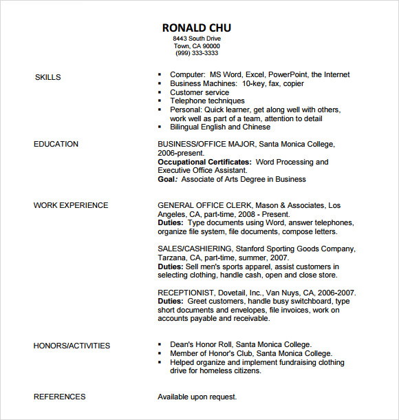 10 Accounting Resume Templates - Free Samples , Examples ...