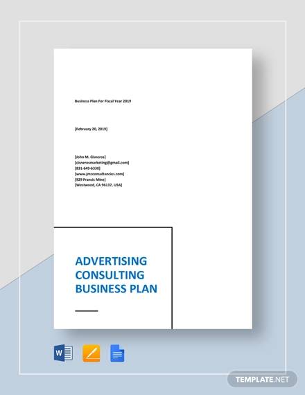 Consulting Business Plan Template Download Printable Pdf Templateroller