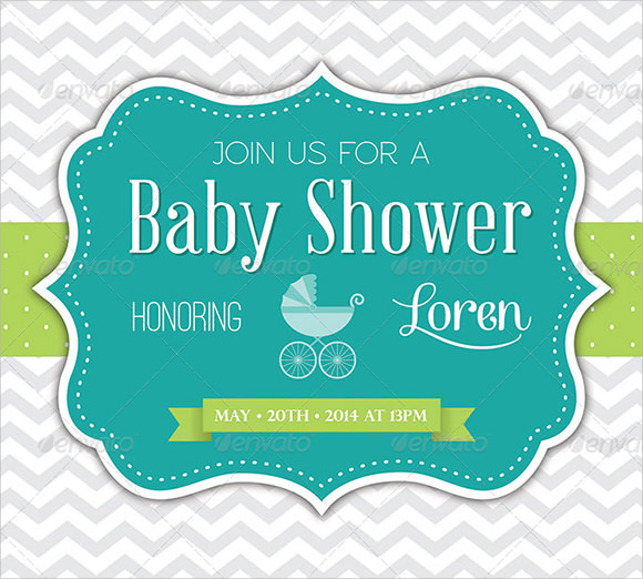 baby shower card template download