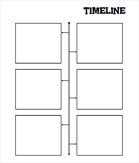 blank timeline template pdf