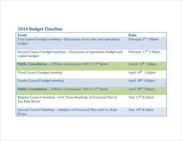 free-9-budget-timeline-samples-in-pdf-ms-word-excel