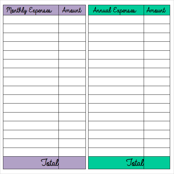 business budget sheet template