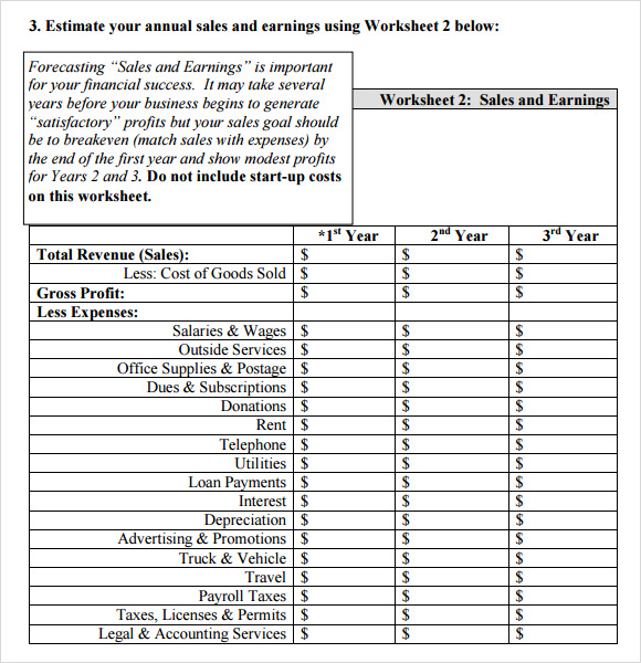 Expense Sheet Format