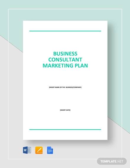 business plan consulting company template