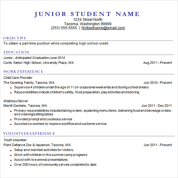 sample college resume 8 free samples examples format