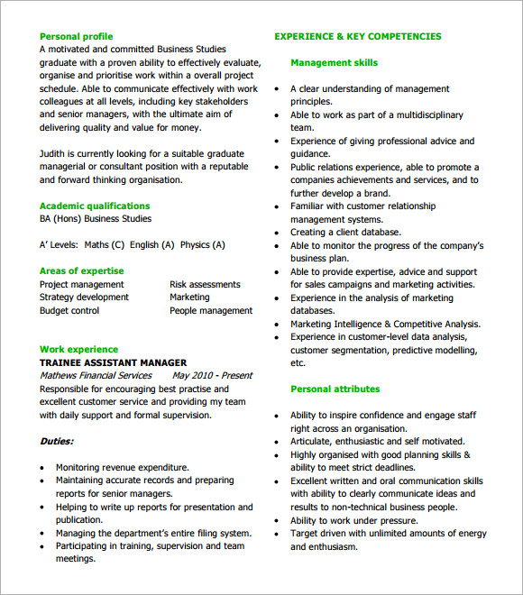 consultant resume pdf