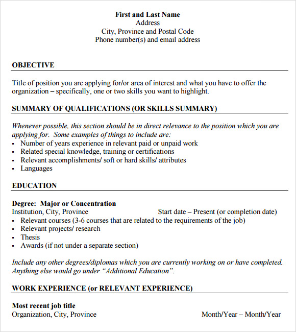 customer service representative resume template