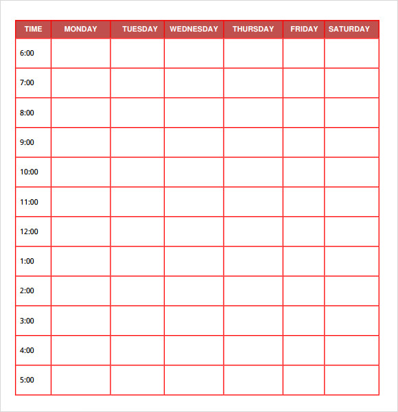 Daily Planner Template - 10+ Free Samples , Examples , Format