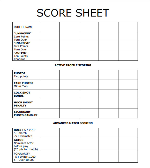 Free 9 Sample Yahtzee Score Sheet Templates In Google Docs Google Sheets Excel Ms Word Numbers Pages Pdf