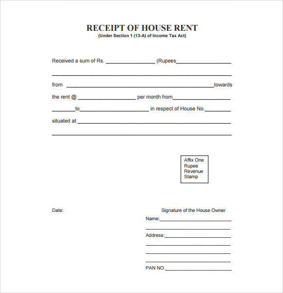 10 general receipt templates free samples examples format