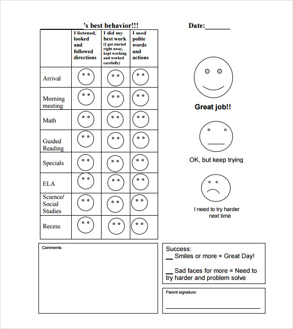 FREE 8+ Report Card Templates in PDF