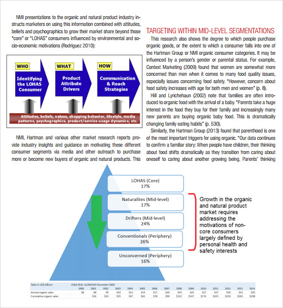 marketing report example