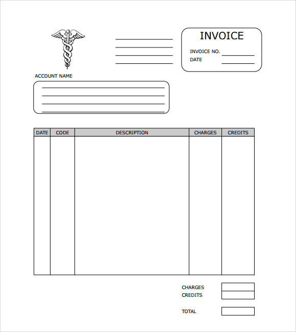 9 Medical Invoice Templates Free Samples Examples And Format Sample Templates 7894