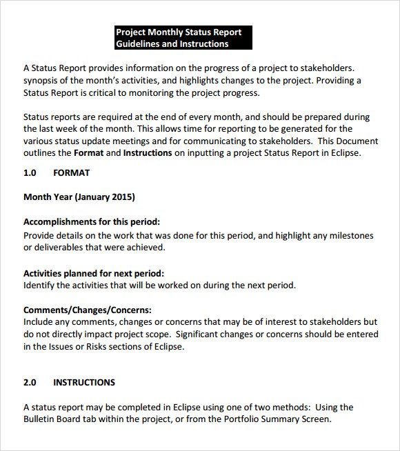 How to write an accomplishment report