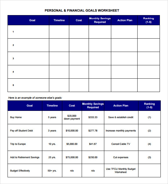 personal timeline worksheet