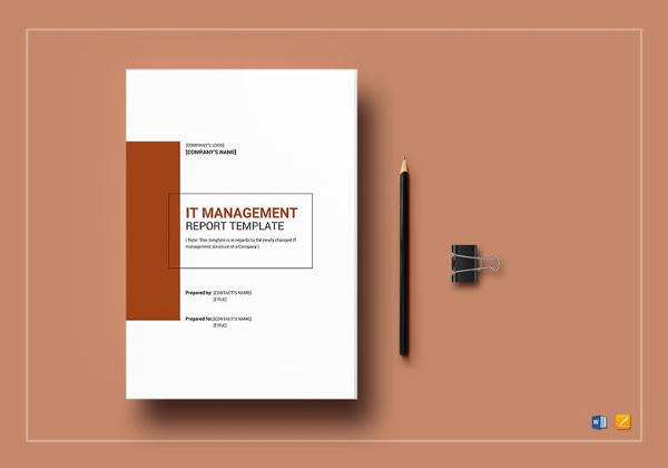 printable it management report template