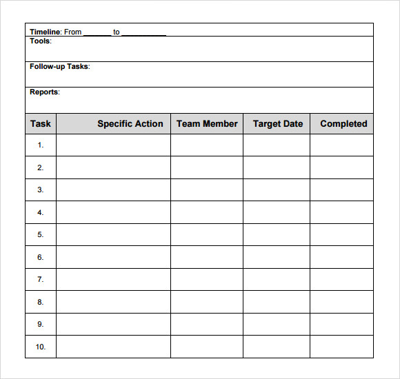 FREE 15 Sample Action Plan Templates in Google Docs MS 