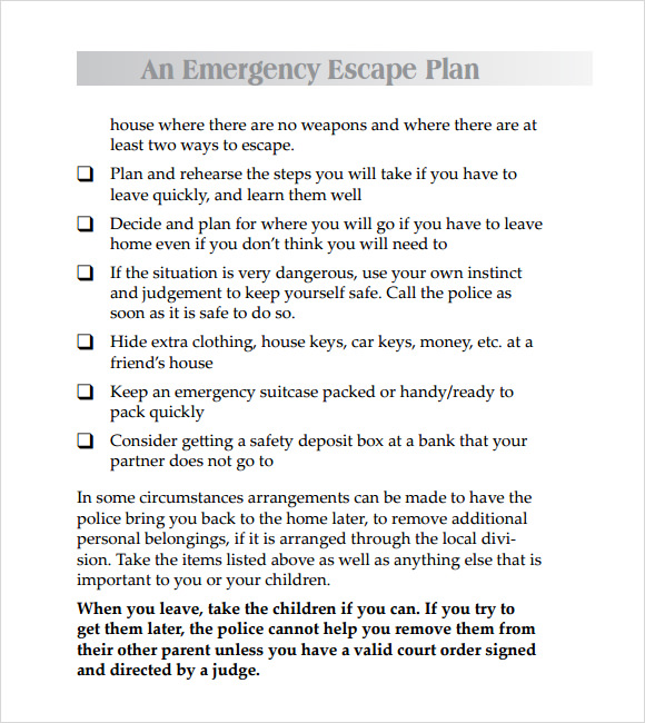 FREE 13+ Safety Plan Templates in Google Docs MS Word Apple Pages