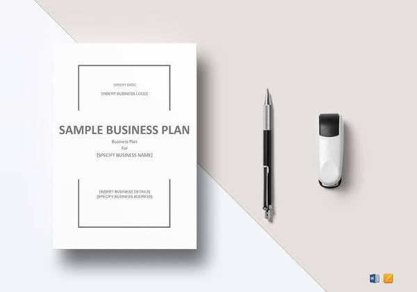 sample business plan in word