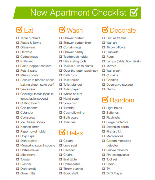 FREE 14+ Sample Checklists in PDF | MS Word | Excel | Numbers