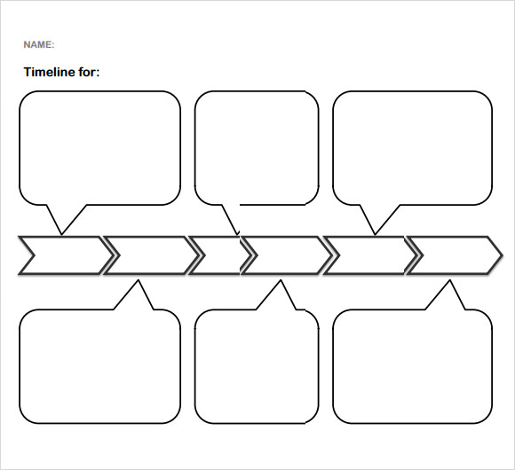 simple blank timeline template