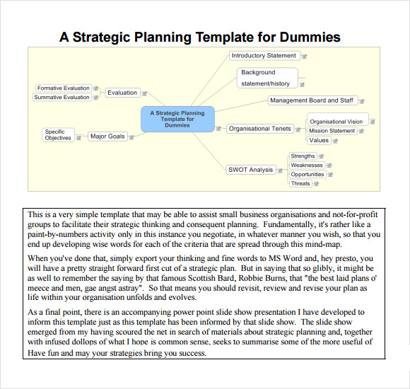 FREE 24+ Strategic Plan Templates in Google Docs MS Word Pages