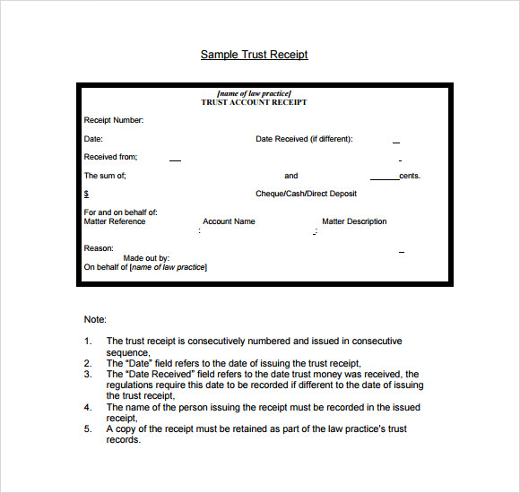 template for payment receipt