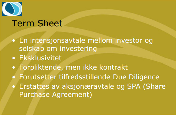 term sheet template download