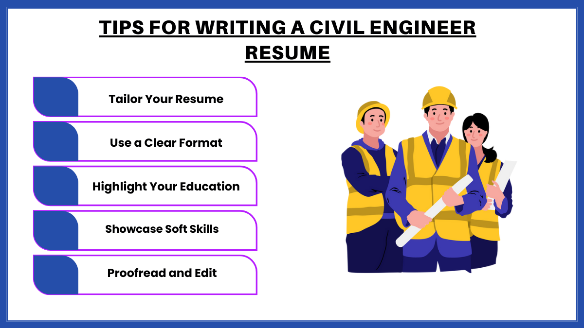 tips for writing a civil engineer resume