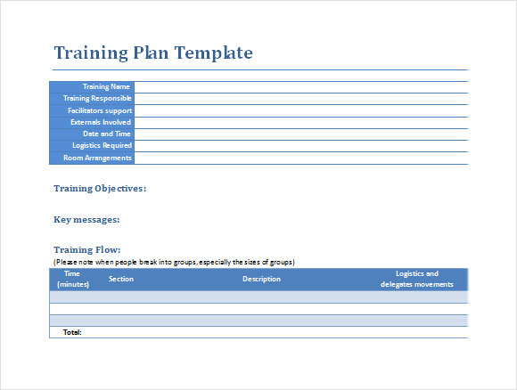 FREE 15 Sample Training Plan Templates In MS Word Pages