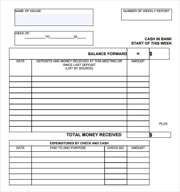 Customer Service Weekly Report Template