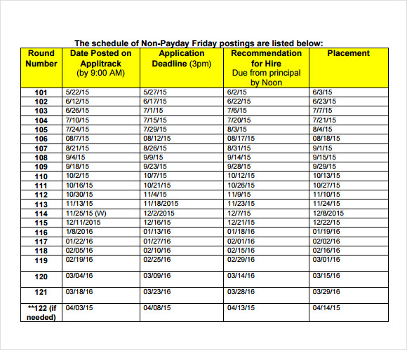 7  Sample Advertising Timeline Templates Sample Templates