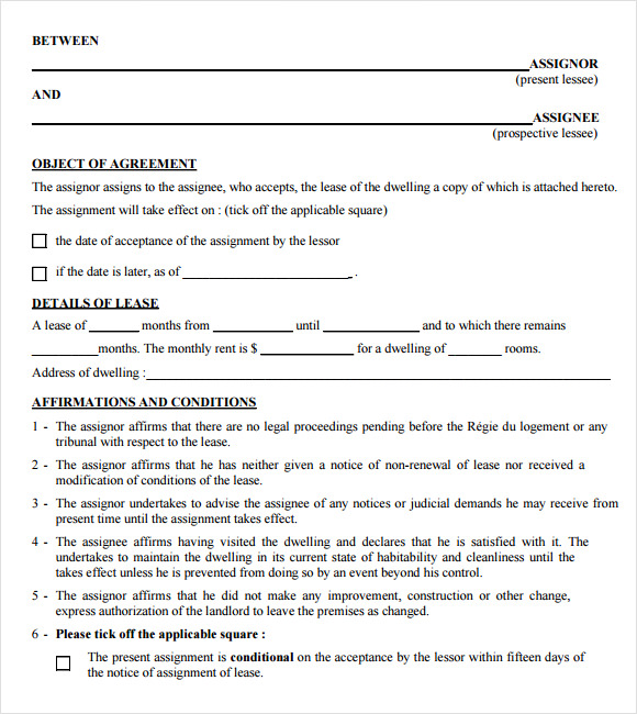 global assignment agreement