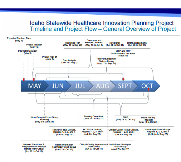 FREE 5 Project Timeline Templates In Free Sample Example