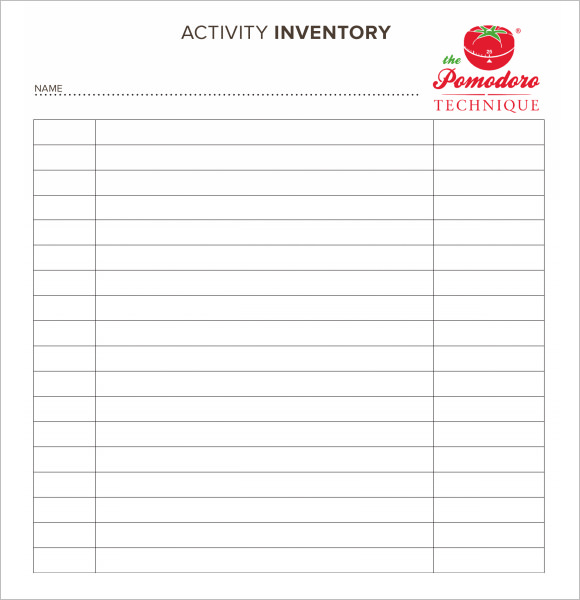 pomodoro inventory