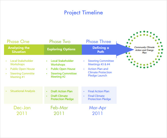 FREE 5 Project Timeline Templates In Free Sample Example