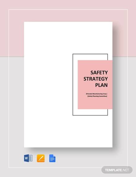 safety strategy plan