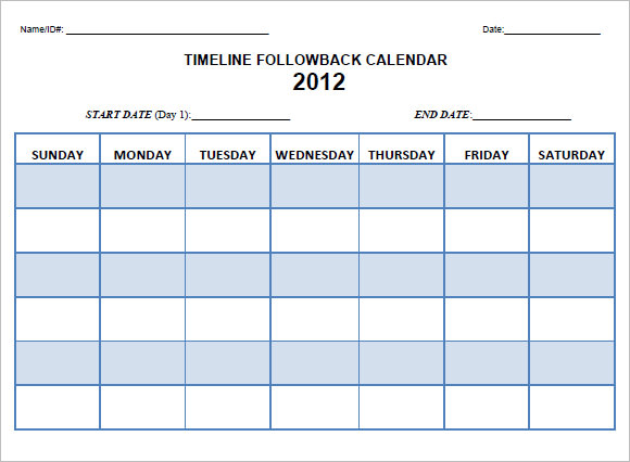 9 Calendar Timeline Templates – Free Samples , Examples 