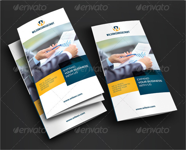 trifold business brochure