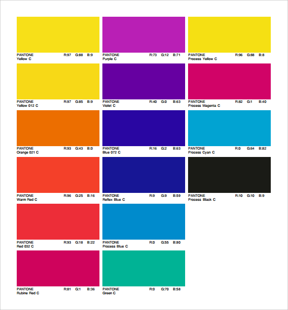 pantore rgb color chart1