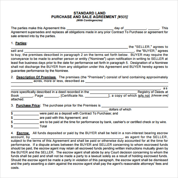 FREE 13 Sample Real Estate Purchase Agreement Templates In PDF MS 
